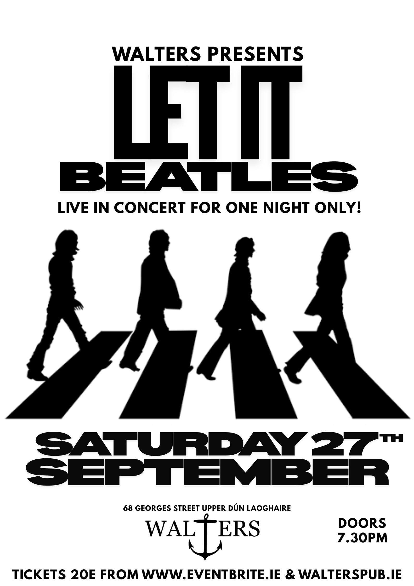 Let it Beatles – A tribute to The Beatles – Live in Concert