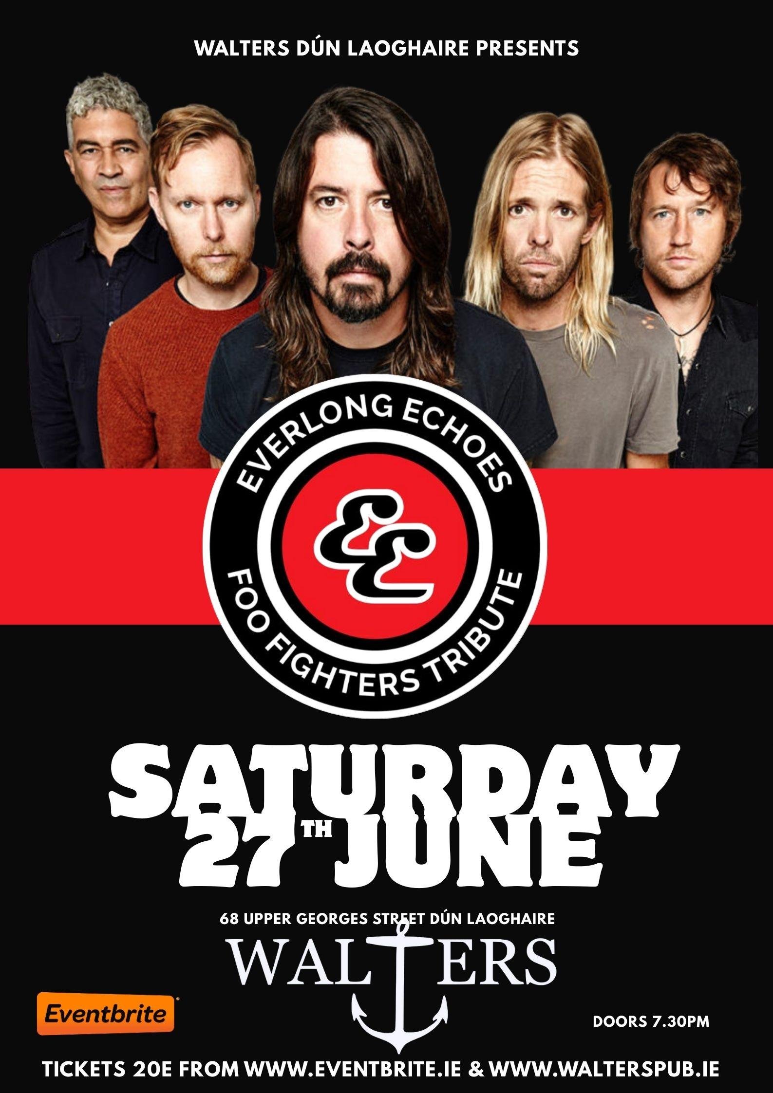Everlong Echoes – Foo Fighters Tribute Show – Live at Walters Venue