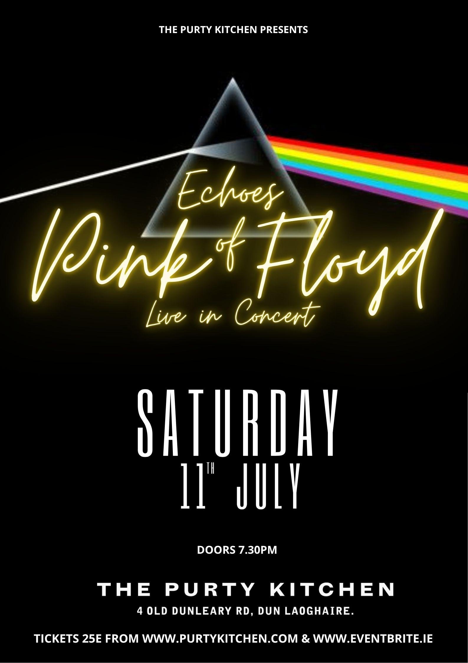 ECHOES OF PINK FLOYD – Live at Dún Laoghaire Summerfest