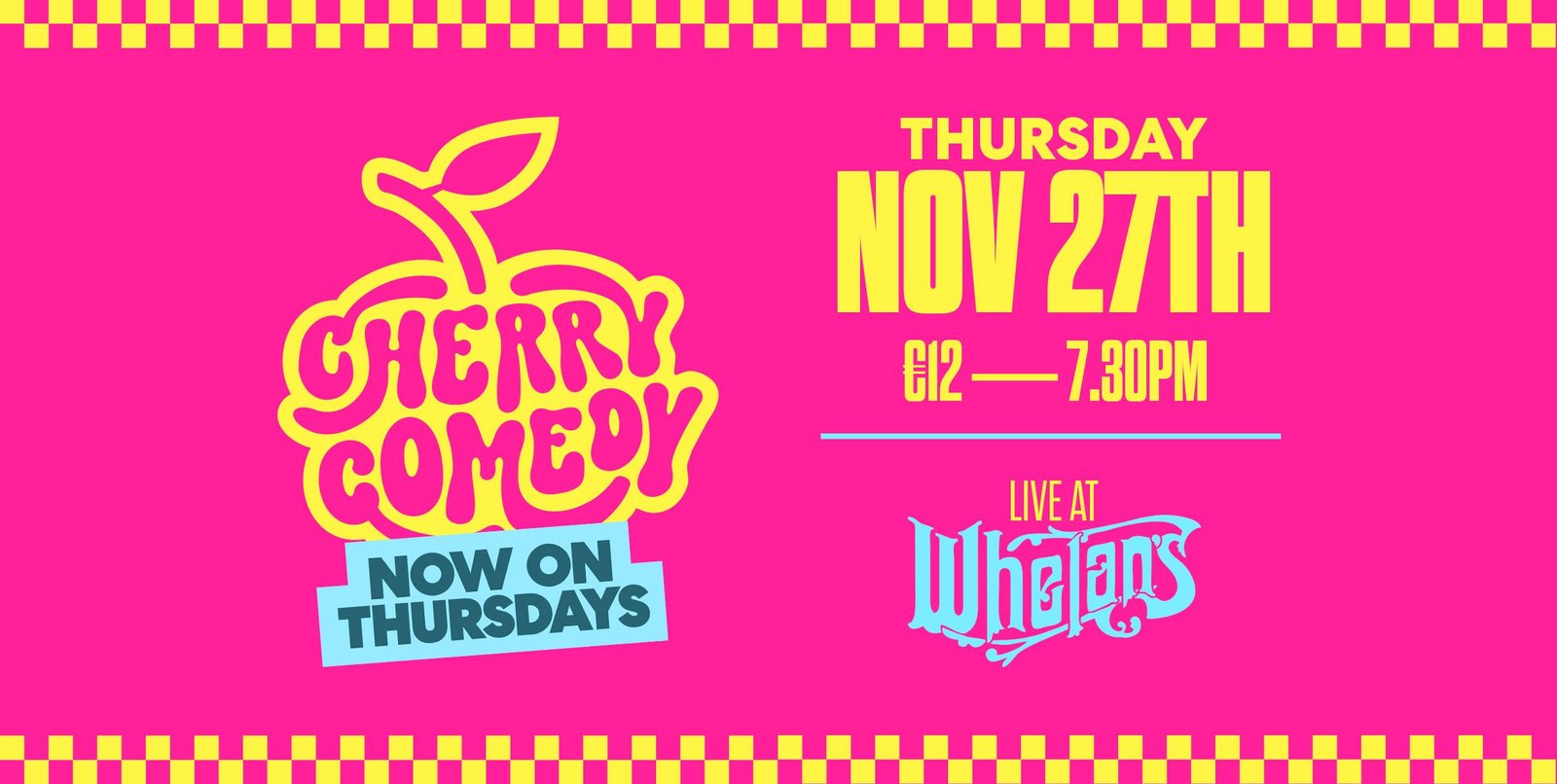 DAVID O’DOHERTY – Cherry Comedy – Live at Whelan’s