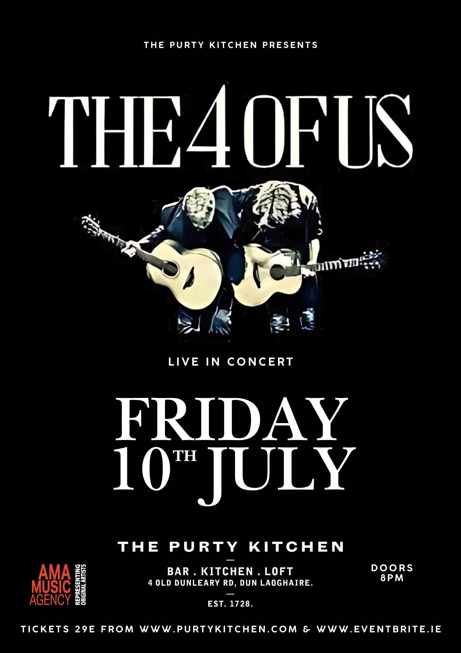 The 4 Of Us (Acoustic Show) – Live at The Purty Kitchen Dún Laoghaire