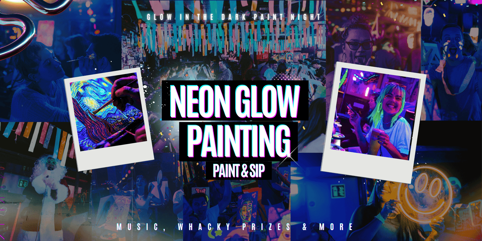 Neon Painting: Fireworks