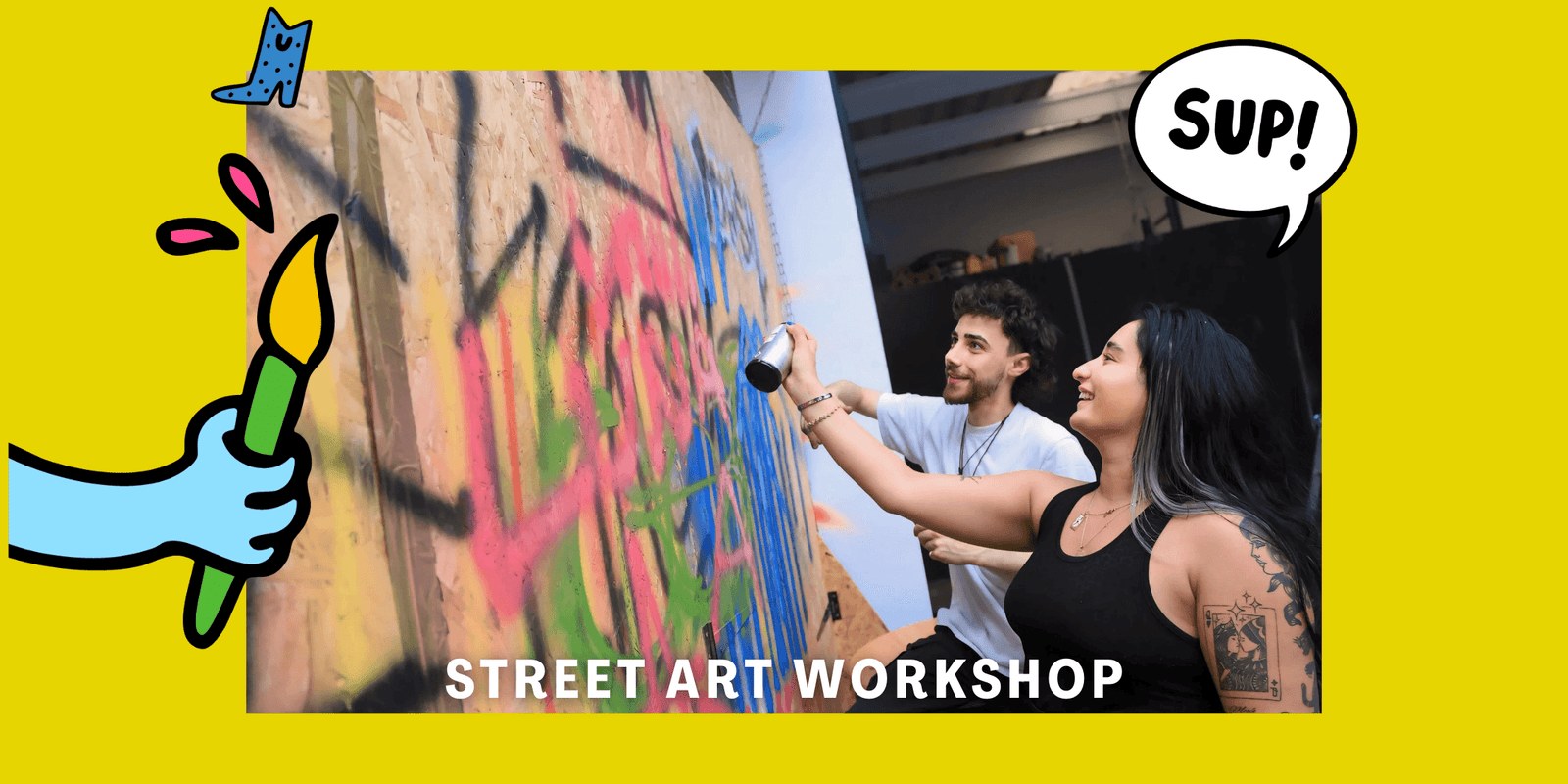 Spray Paint Workshop | Create Your Own Painting