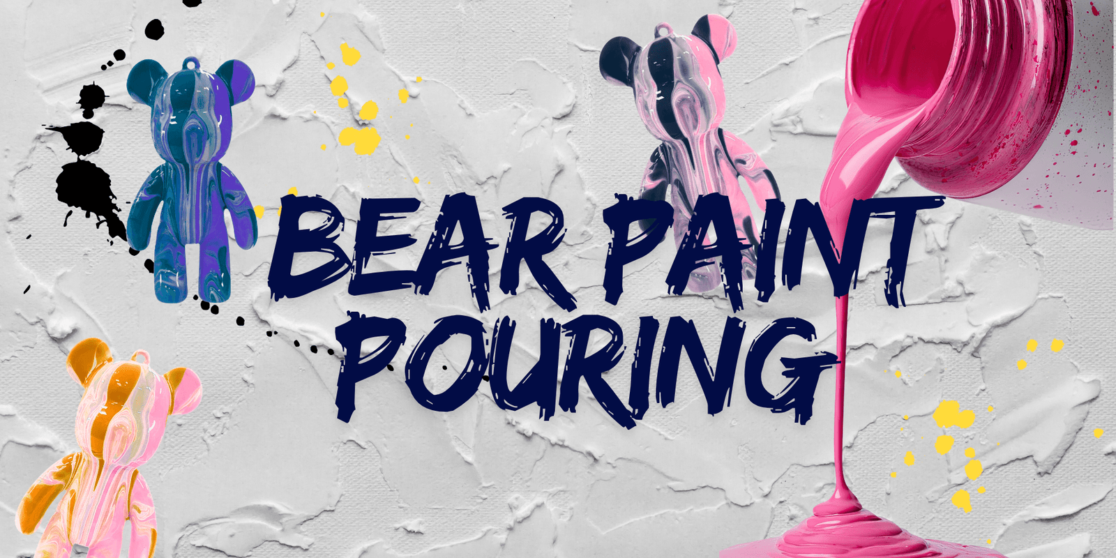 Bear Paint Pouring