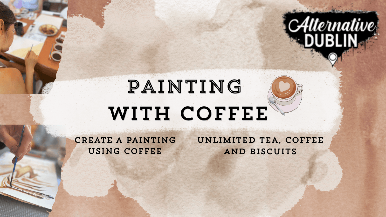 Paint With Coffee Art Workshop