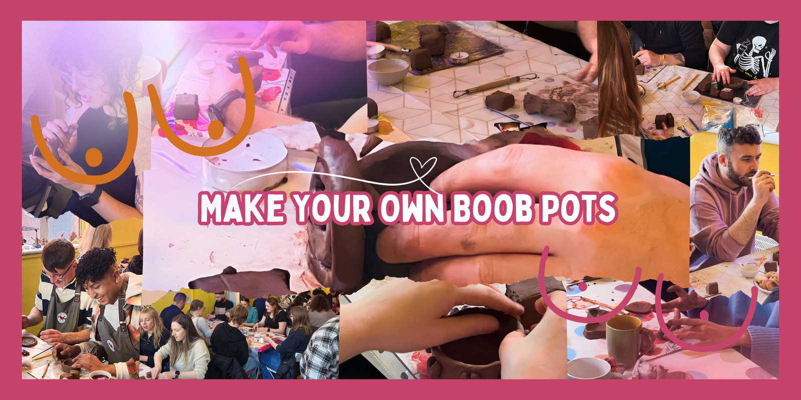 Pottery & Prosecco | Make Your Own Boob Pot