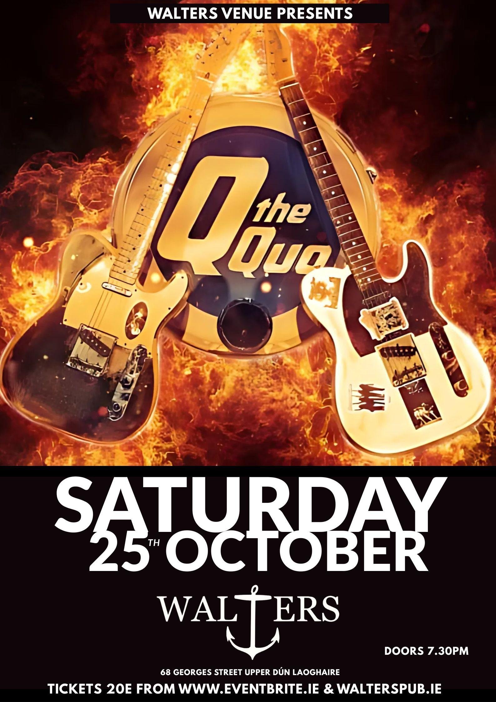 Q THE QUO – Status Quo’s Greatest Hits – Live at Walters Venue
