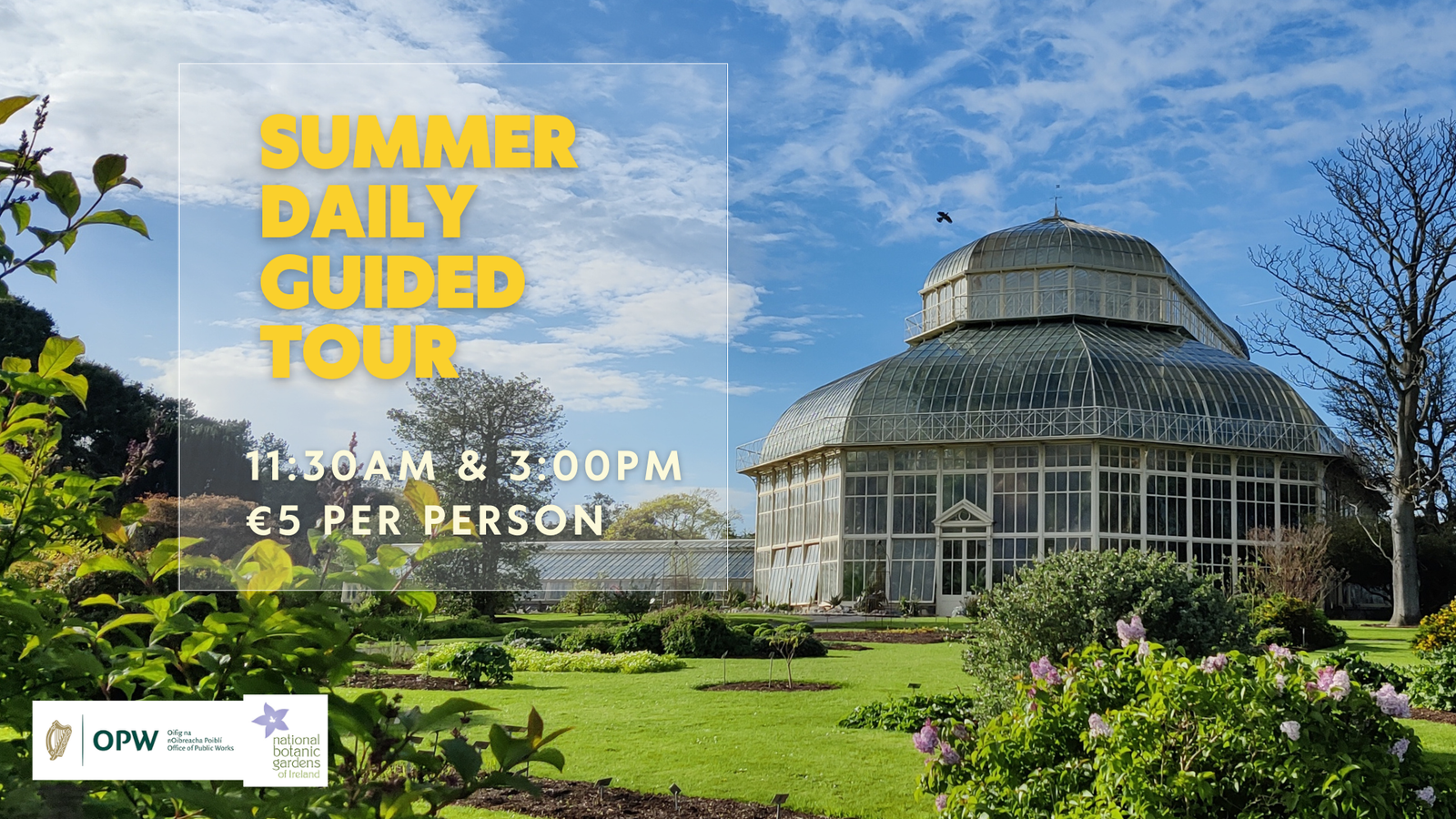 Summer Daily Guided Tours