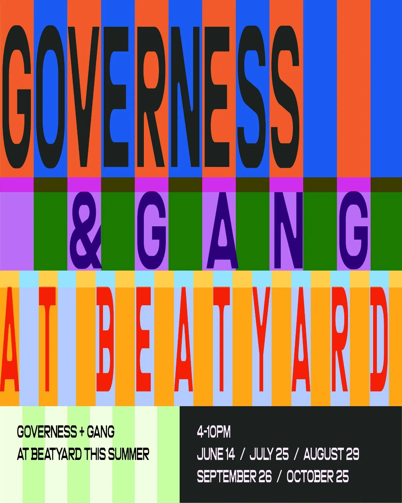 Beatyard presents Governess & Gang