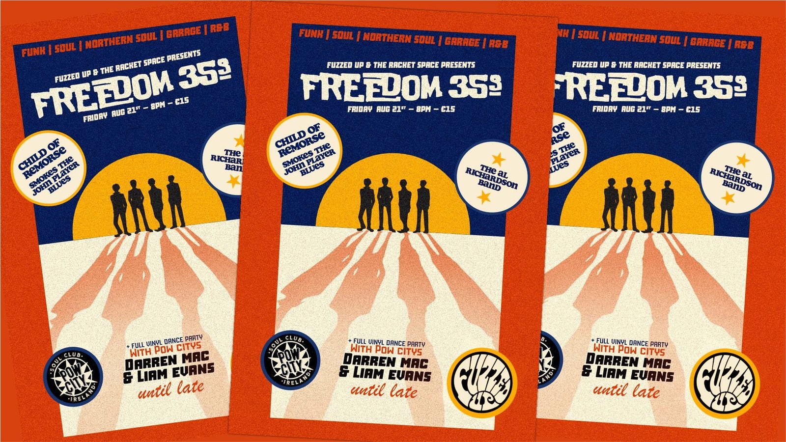 Fuzzed Up & The Racket Space present Freedom 35’s