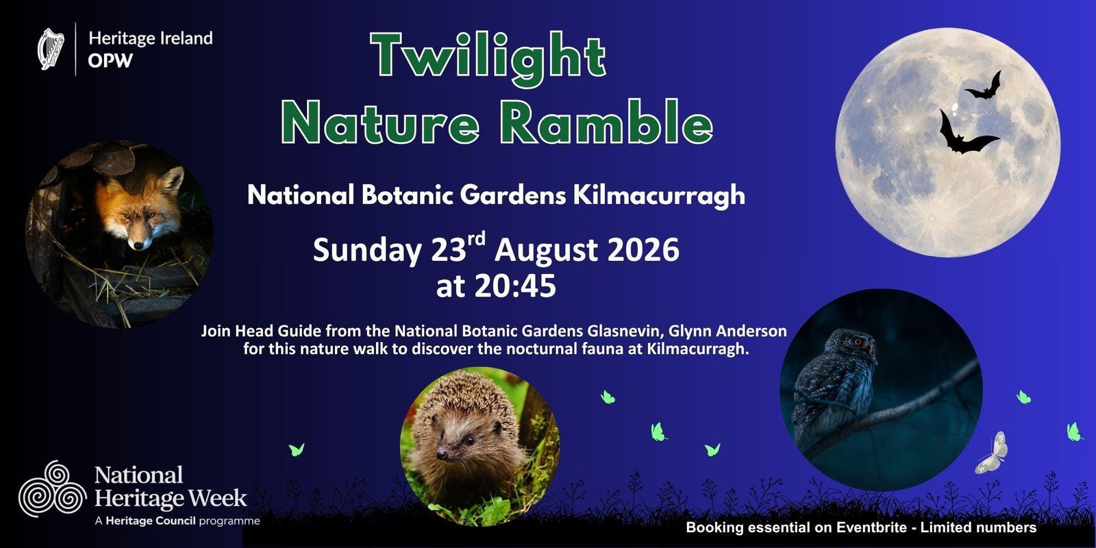 Kilmacurragh – Twilight Nature Ramble