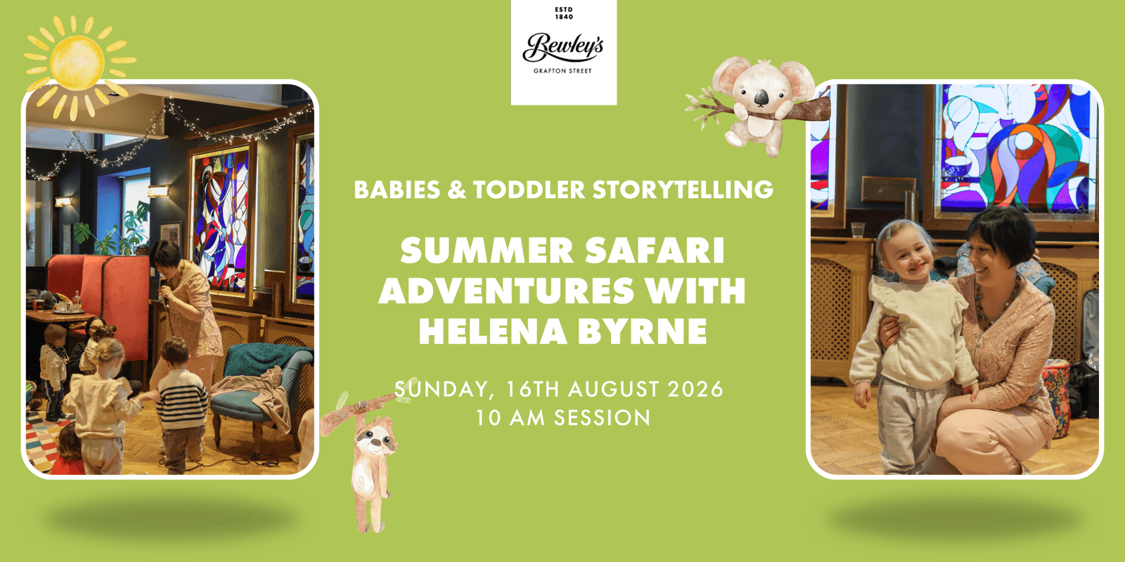 Babies & Toddlers Storytelling: Summer Safari Adventures