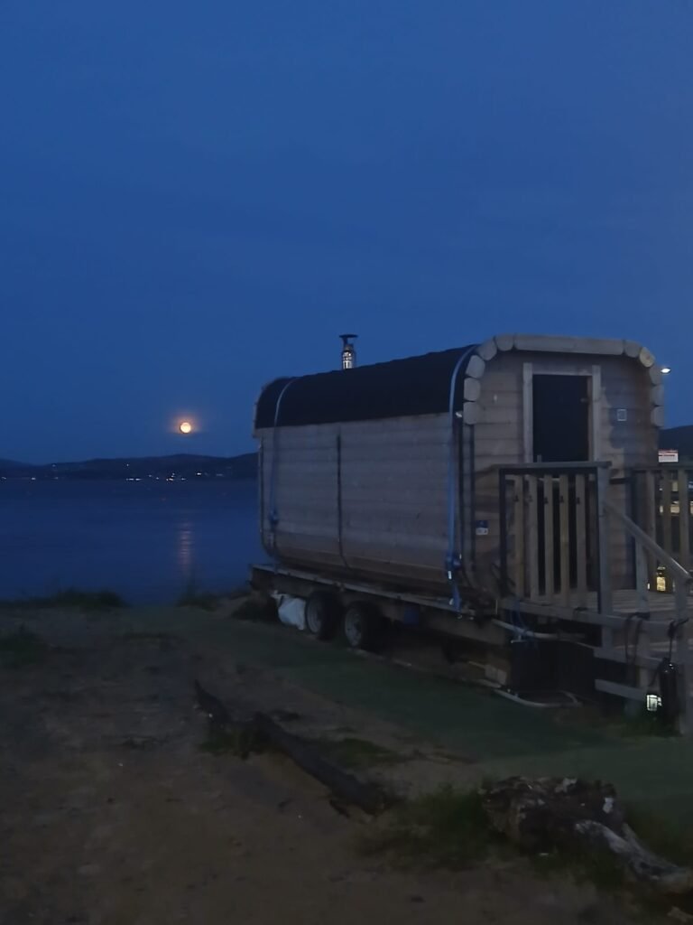 Dark Skies, Cold Sea, Hot Sauna
