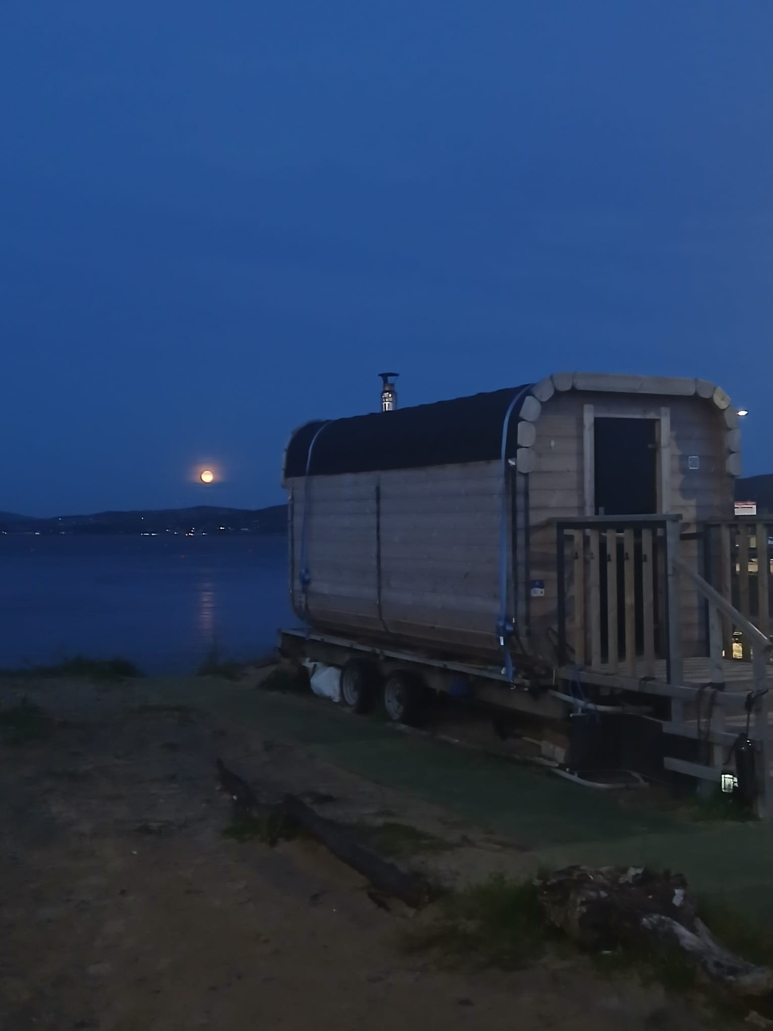 Dark Skies, Cold Sea, Hot Sauna