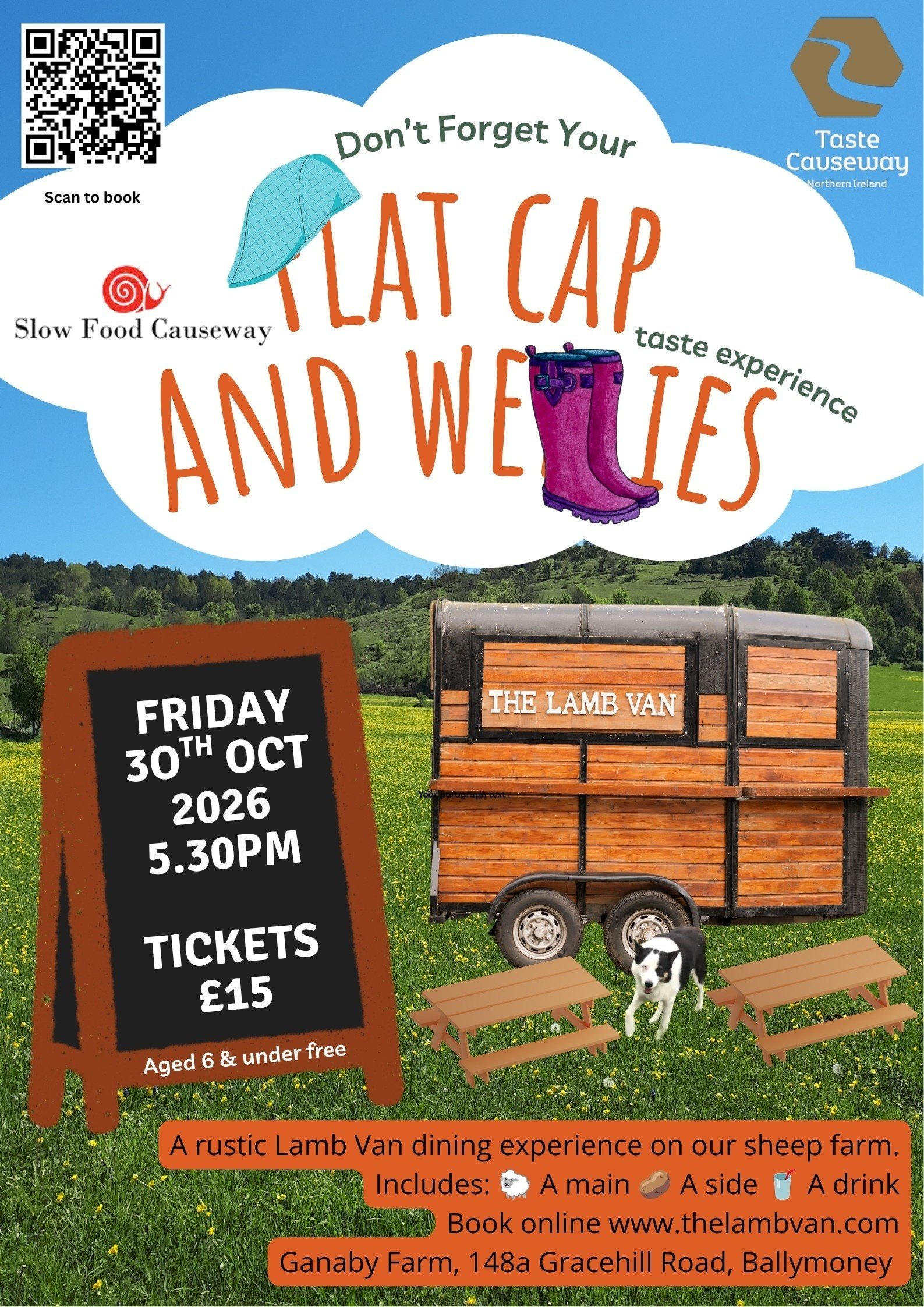 Flat Caps & Wellies Fri 30th Oct 26