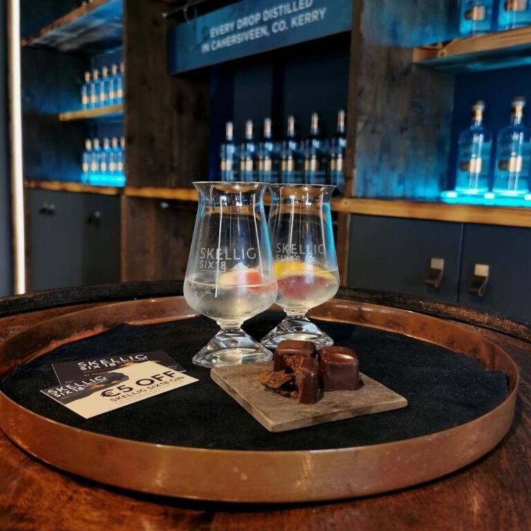 Skellig Six18 Gin & Whiskey Tasting Experience
