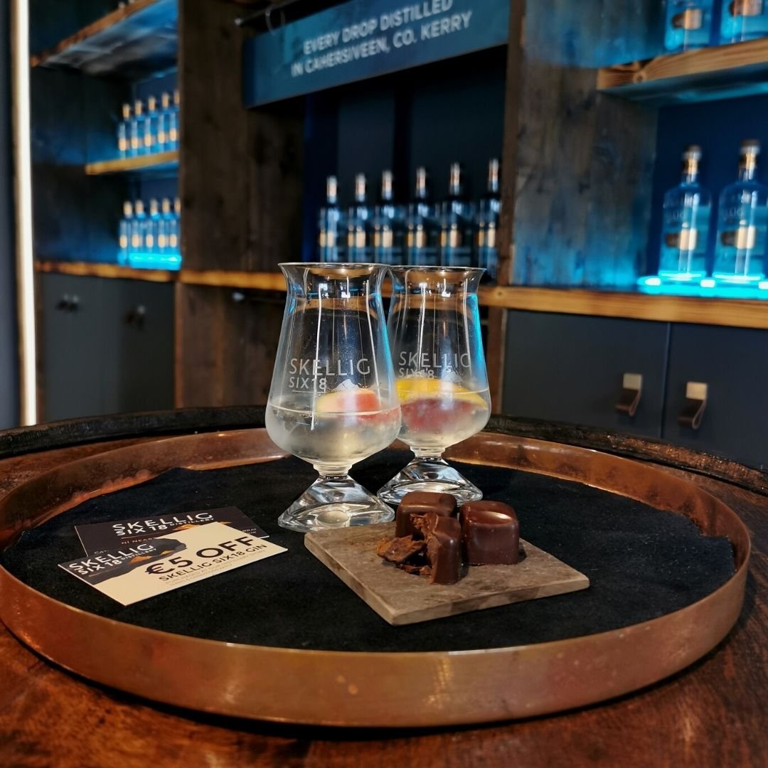 Skellig Six18 Gin & Whiskey Tasting Experience