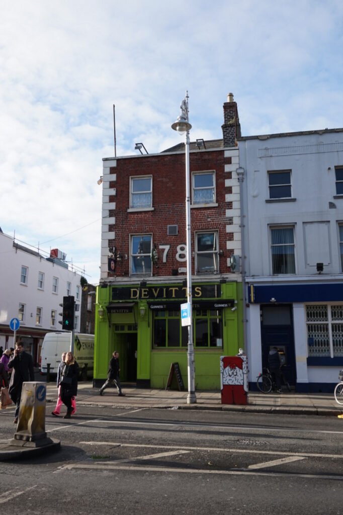 Devitt's, Dublin 2, Camden Street (about 8 minutes' walk from St Stephen's Green), Dublin